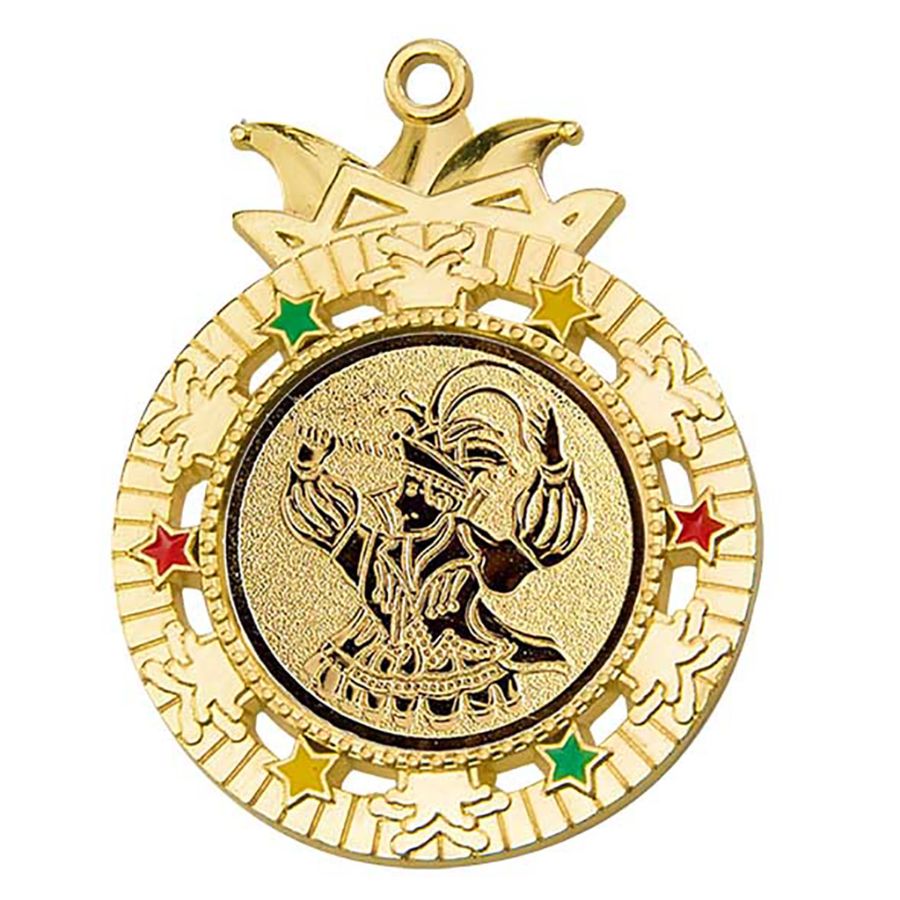 Afbeeldingen van Carnaval Medaille M166 Goud