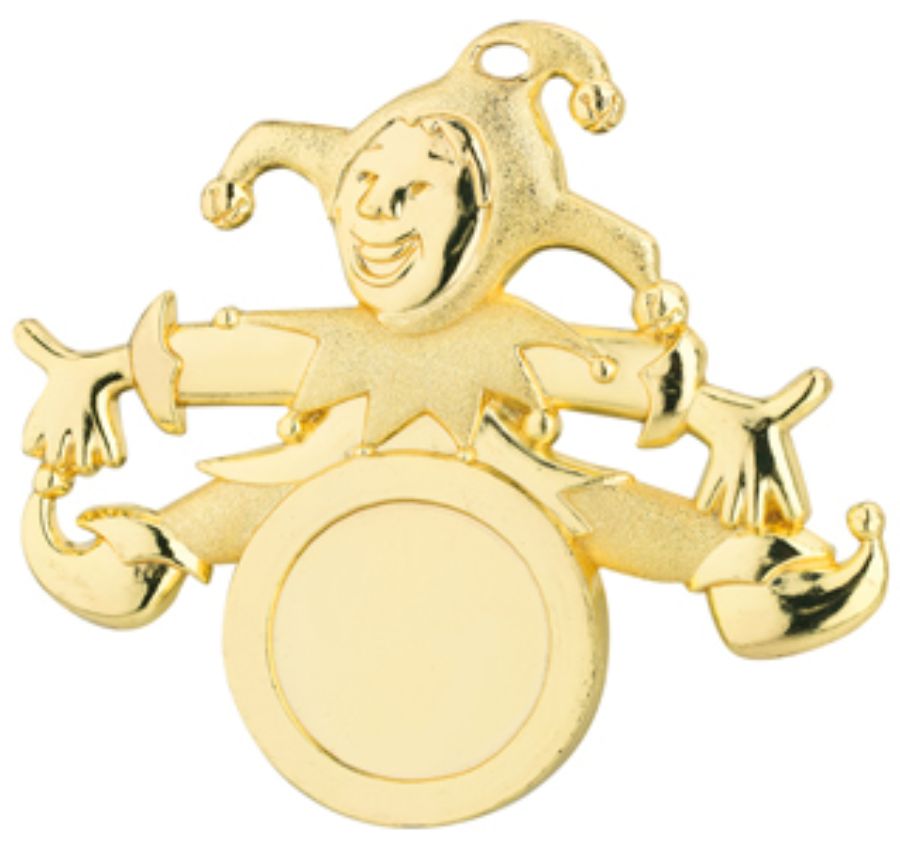 Afbeeldingen van Carnaval Medaille NAR GOUD - (CLOSE OUT)