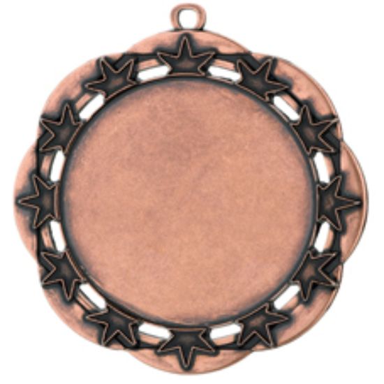Bild von Medaillen Bronze Sterne 50 mm (Close out)