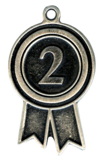 Picture of Medaille Rozet Nr 2 Zilver