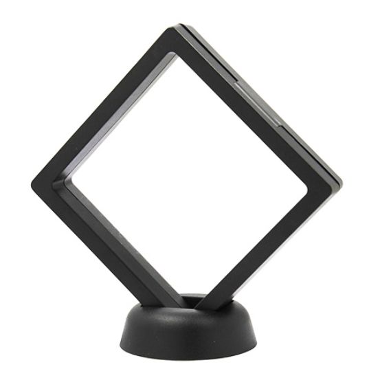 Image de Medailledoosje 90 x 90 mm Zwart - Ruitvormig