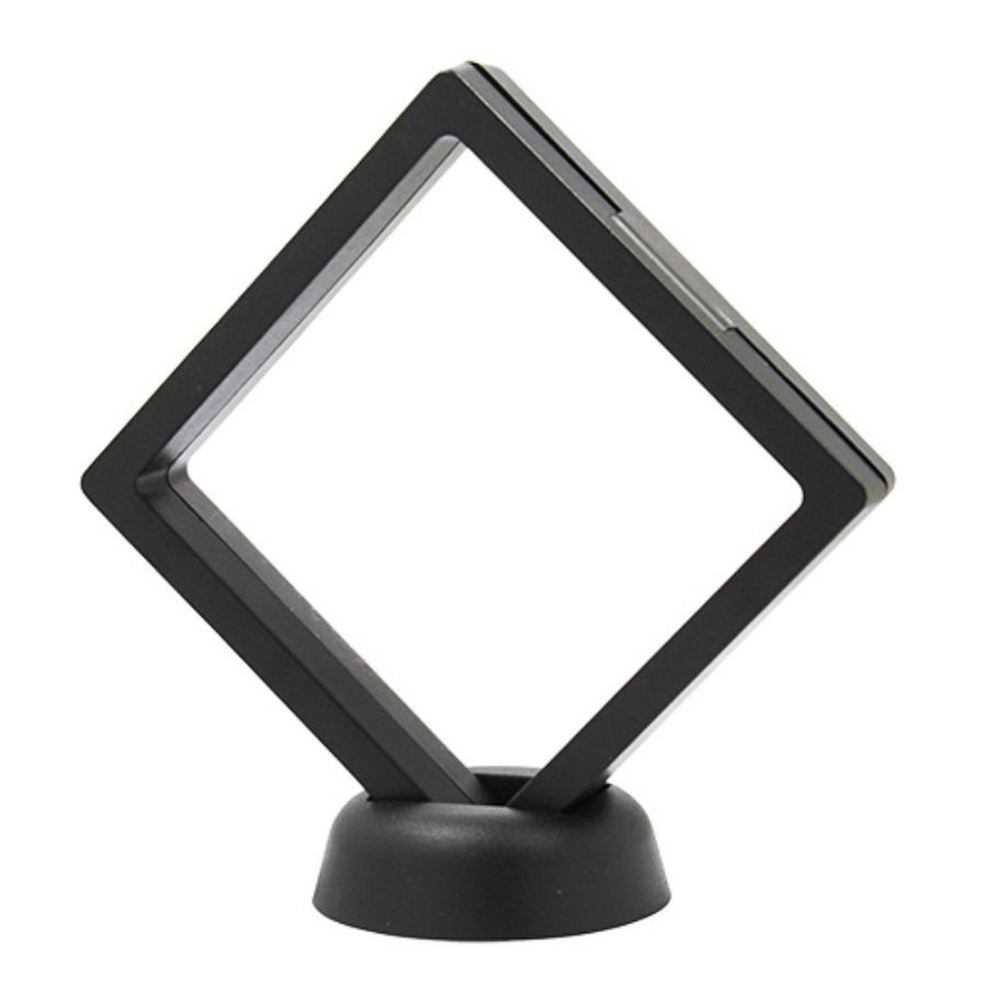 Afbeeldingen van Medailledoosje 90 x 90 mm Zwart - Ruitvormig