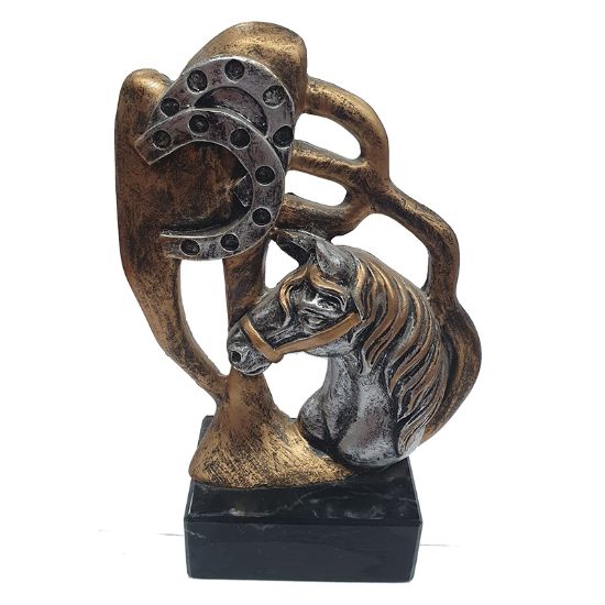 Afbeeldingen van Paardensport Standaard Resin 19 cm