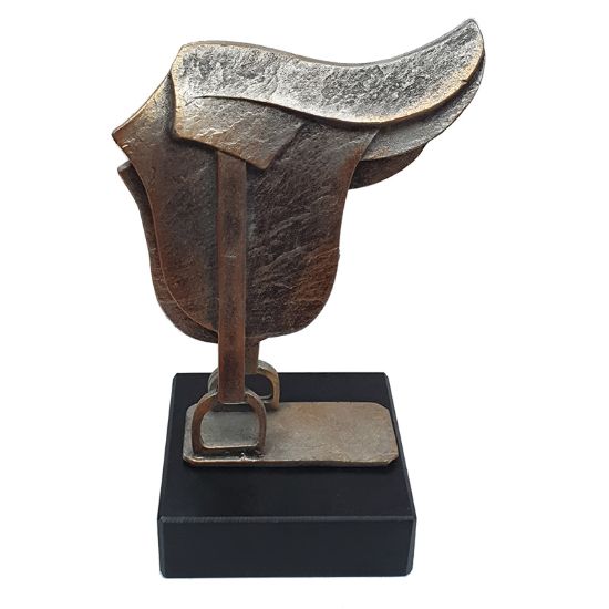 Image de Paardensport zadel metaal 22 cm