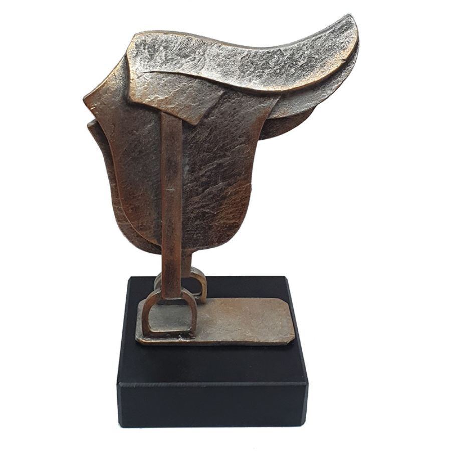 Picture of Soccer ball in hand Standaard Resin