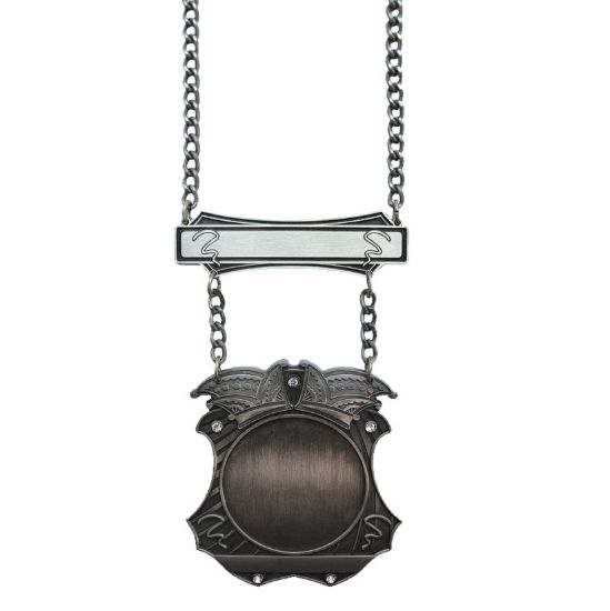 Prinsen Ketting Antiek Zilver Carnaval M61