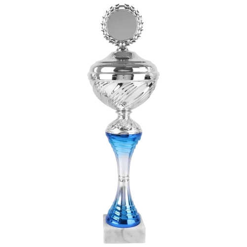 Bild von Pokal AK5042 Silber-Blau
