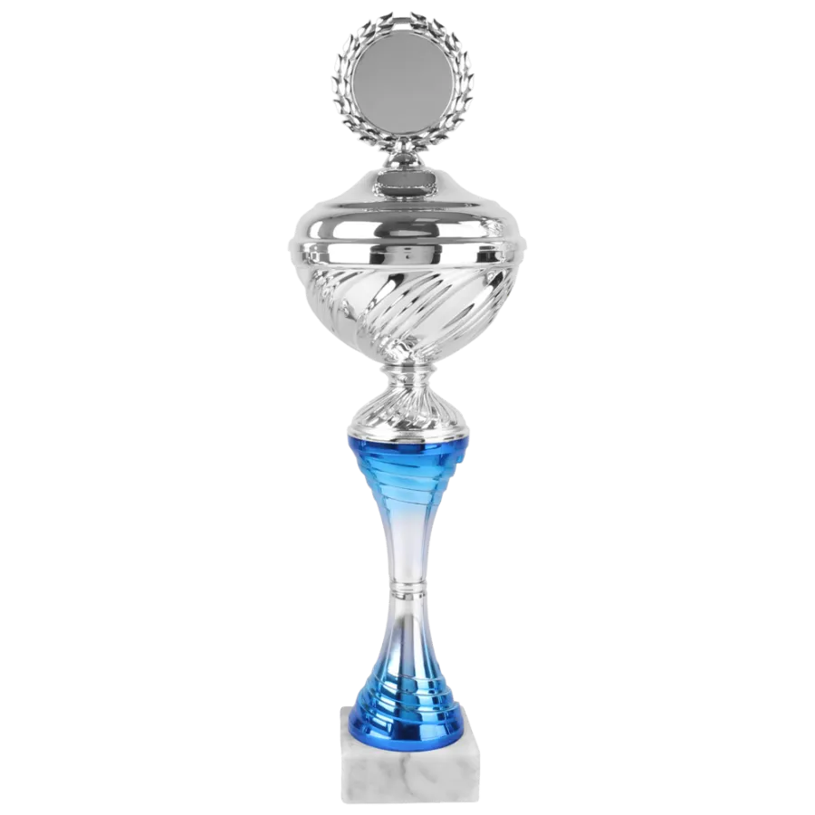 Bild von Pokal AK5042 Silber-Blau