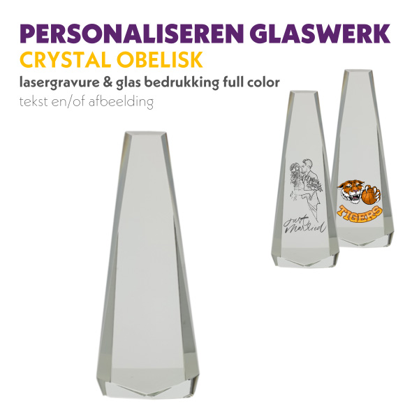 Picture of Glasstandaard OBELISK incl lux box 