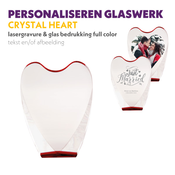 Picture of Glasstandaard CRYSTAL HEART Vanaf 62,85
