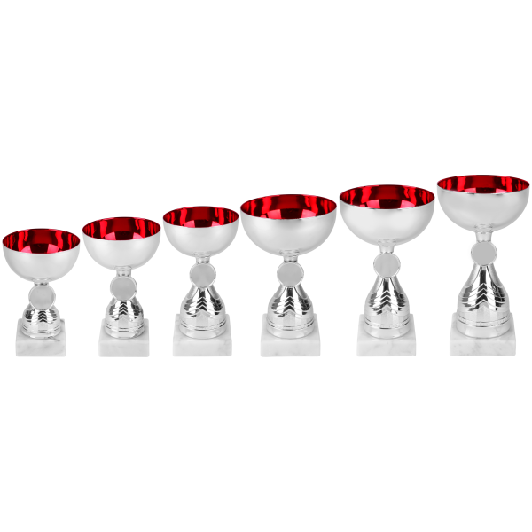 Image de Beker 6 serie AS3011 in Zilver-Rood vanaf  € 7,15 
