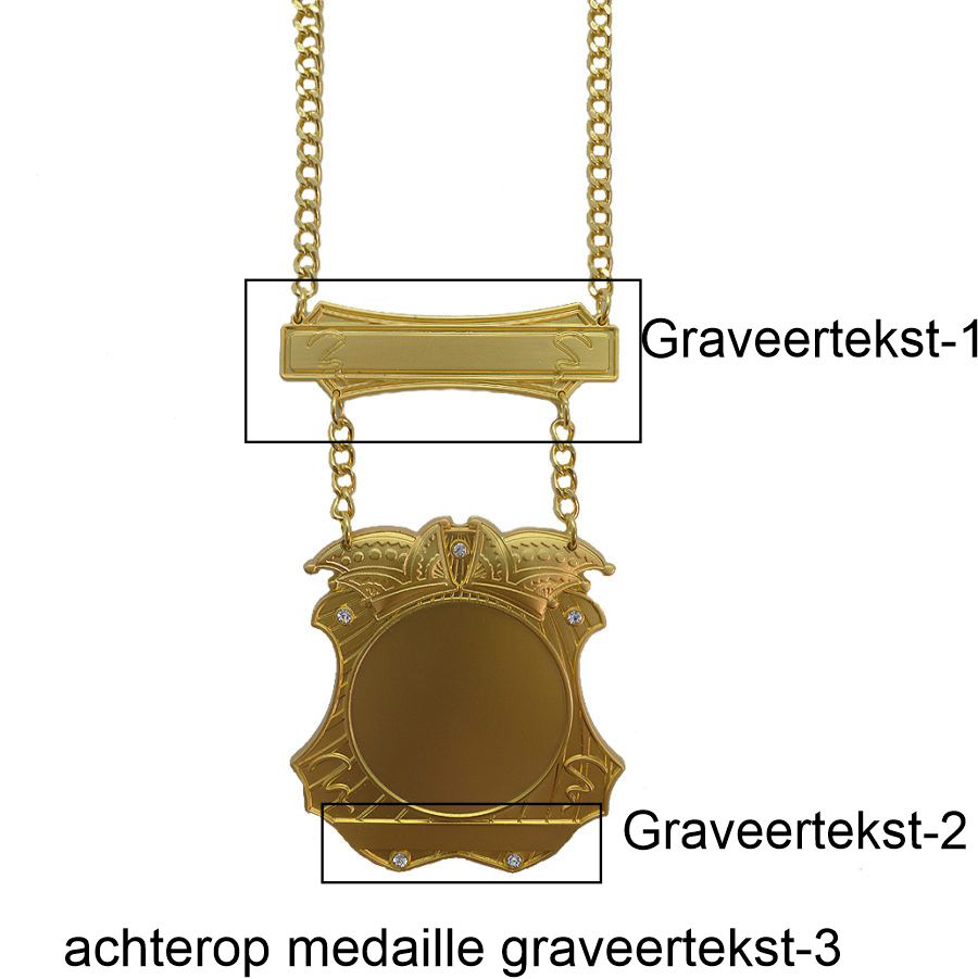 Bild von PRINZENORDEN KARNEVAL ANTIK GOLD M61
